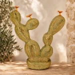 Chumbera artesanal de esparto en ambiente mediterráneo inspirado en la Sierra de Cazorla